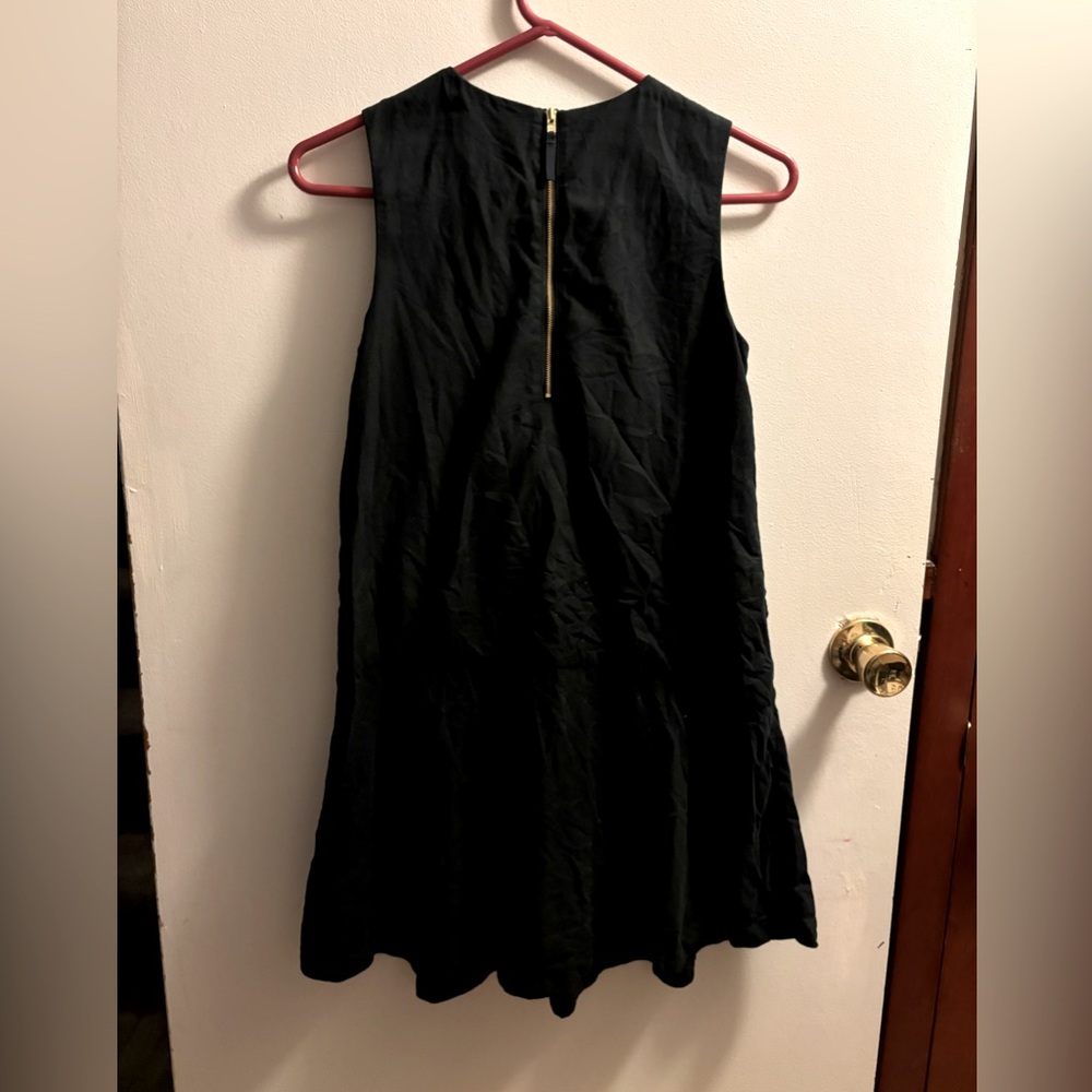 J.Crew Crewcuts Everyday Girls Sleeveless Jumper Black Dress size 12 100% cotton